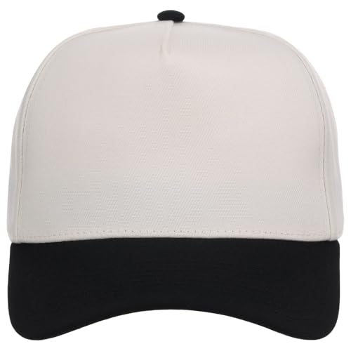 Image of Lids Blank Hook Shot A-Frame Adjustable Snapback Hat - Breathable Mesh & Lightweight | Curved Bill | One Size Fits Most