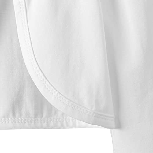 Acecharming Girls' Shrug Sweaters Long Sleeve Lace Bolero Cardigan Shrug Button Closure Bolero Dress Cover Up for 2-10 Years4