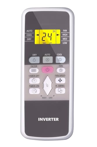 Image of 5 Years Warranty Compatible for HITACHI Ac Remote 1.5 Ton 3 Star Inverter Split AC with Backlight