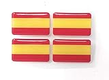 Asegúrese de limpiar bien la superficie antes de colocar. Medidas aproximadas de las banderas 1,8cm x 3cm.