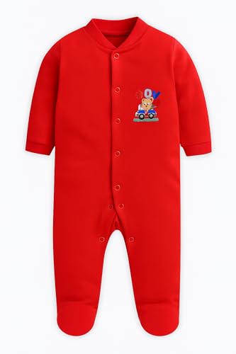 EIO® 100% Cotton Rompers/Sleepsuits/Jumpsuit/Night Suits for Newborn Baby Boys & Girls Pack of 3