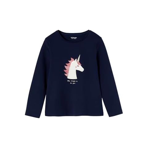 Tee-Shirt VERTBAUDET Fille Marine 3A Cover