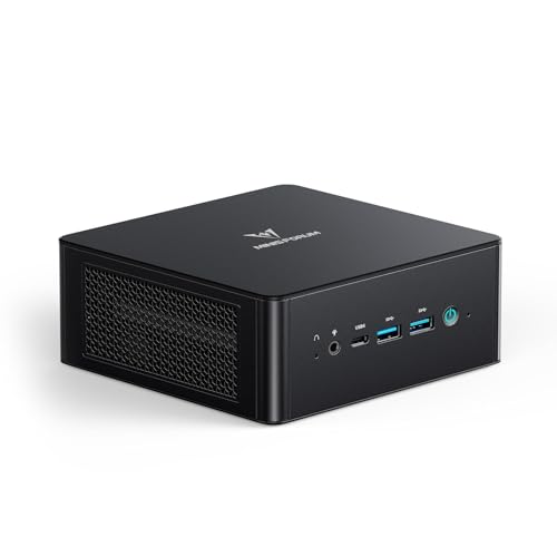 Image of MINISFORUM UM890 Pro Mini PC, Ryzen 9 8945HS 5.2GHz, 32GB DDR5 5600MHz + 512GB PCIe 4.0 SSD, Radeon 780M, Quad 4K Display(HDMI /DP1.4 /USB4 х 2), Dual 2.5G LAN Mini Desktop Computer