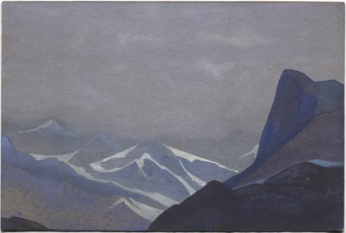 Toile Nicholas Roerich Suget Pass poster artistique pour salon et bureau elegant