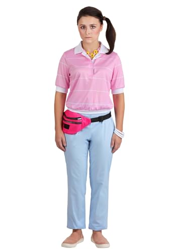 Napoleon Dynamite Deb Bradshaw Costume for Women with Shirt Pants & Accessories Set | 80s Halloween Party Cosplay Wear Medium