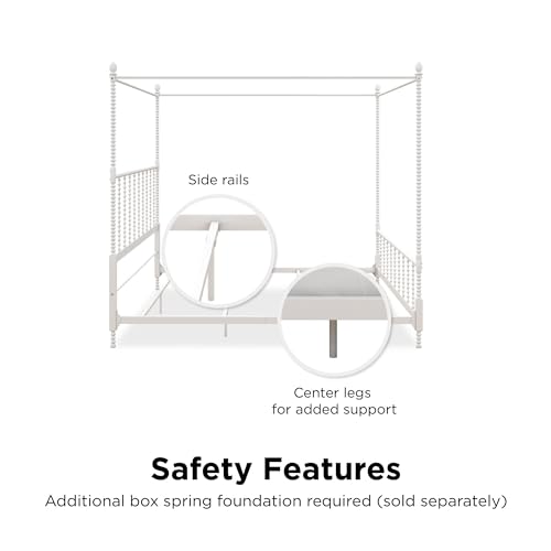 Dhp 4482149 Jenny Lind Metal Canopy Bed, Four Poster Design thumb #6