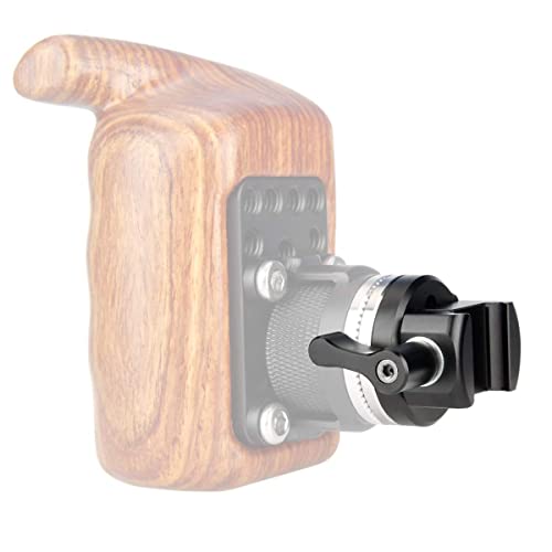 Image of NICEYRIG NATO Clamp to Rosette Mount Adapter (M6 Thread Diameter 31.8mm) Applicable for ARRI Rosette Wooden Handgrip, Quick Release and Lock