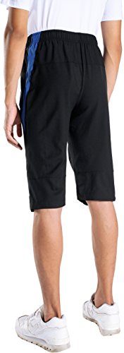 Jeansian Men's Sport Quick Dry Short Pants Lss157 Blueline M #TOP2