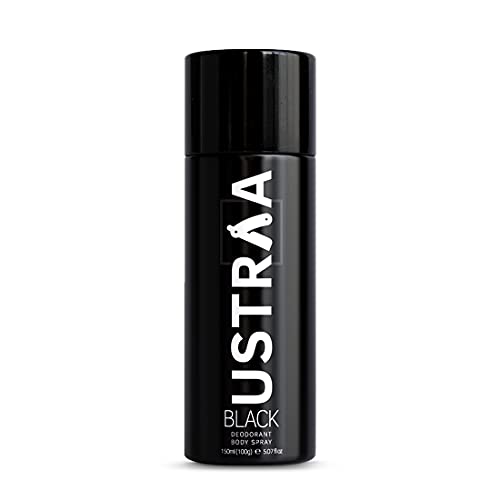 Ustraa Black and Aqua Deodorant Spray - For Men - 150ml - Image 2
