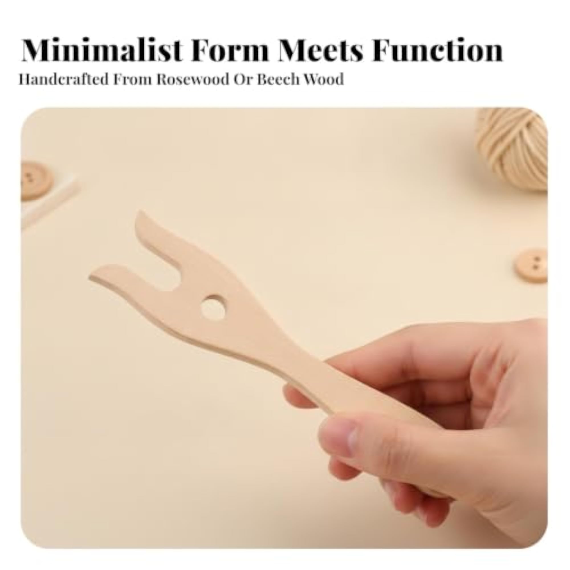 2 Pieces Easy to Use Weaving Tool Set for DIY Craft Projects