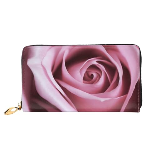 Portefeuille en cuir imprimé rose : l'accessoire zippé moderne pour ne plus rien perdre