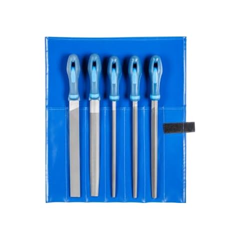 Pferd 542WR250H2 Type Cut 2 Machinist's File Set, Multi-Colour, 250 mm, Set of 5 Pieces Cover