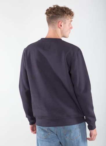 Alpha Industries Basic Sweater Sweatshirt für Herren Iron Grey – Ansicht 3