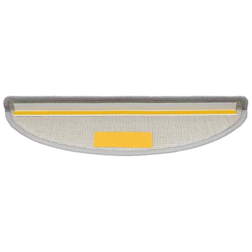 Tapis d'escalier antidérapants pour éviter les chutes lot de 30 tapis lavables gris clair