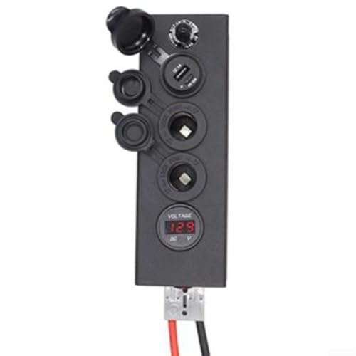 Toma corriente 12V anticaídas de tensión con USB protector para panel de barco 8