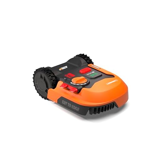 WORX - WR169E - Landroid Robotic Lawn Mower, AI powered for Faster Mowing, Smart App Control, Multi-Zone Programming, Auto Charging, 20V PowerShare Battery