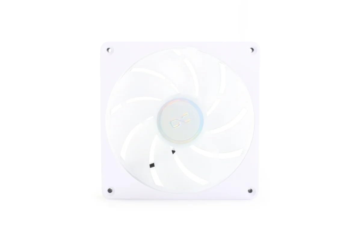 Alphacool 13788 Apex Stealth - Ventola Aurora in metallo, 2000 giri/min, cromata, 140 x 140 x 25 mm