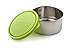 U Konserve Round Container, Medium, Stainless/Lime