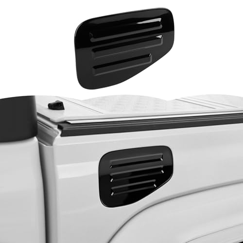 RT-TCZ Fuel Filler Gas Tank Door Cap Cover Trim Decoration Exterior Accessories for Jeep Gladiator JT 2018-2025 (Black)