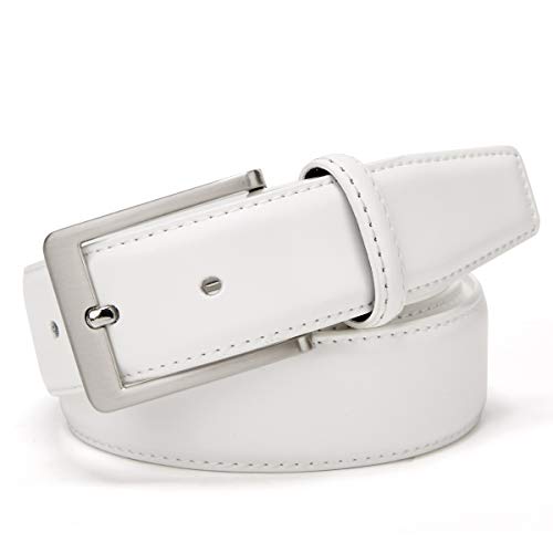 Image of XOUXOU Men's Casual Leather Jeans Belts Classic Work Business Dress Belt with Prong Buckle for Men