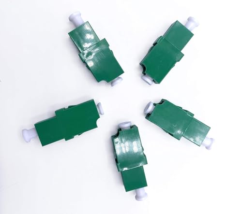 Pack 5 adaptadores de cable fibra óptica LC-APC miniatura 5