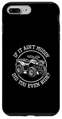 If It Ain't Muddy Did You Even Ride for ATV �o�C�N �N���b�h���C�_�[ �X�}�z�P�[�X iPhone 7 Plus/8 Plus �p