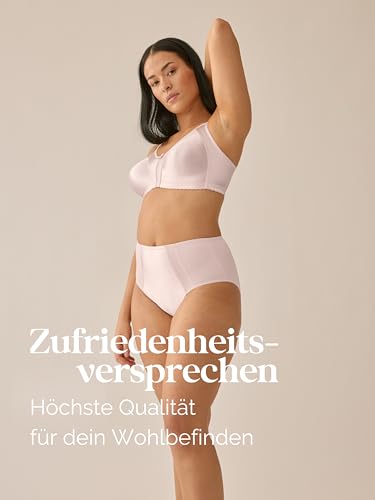 Naturana® Minimizer BH ohne Bügel [Cup B-G] I Maximaler Halt Dank durchdachter Schnittführung & Breiten Trägern I BH Minimizer für eine optisch kleinere Cupgröße 80 Blush B 6