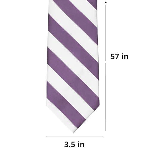 Image of tiemart Men's Striped Tie Standard Length