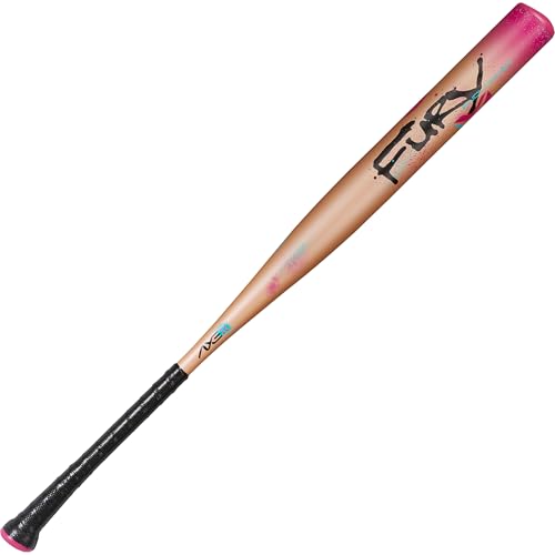 Axe | Fury | 1-Piece Composite | USSSA Slowpitch Softball Bat | 1/2 oz Endloaded | Flared Handle (26 oz (-8))