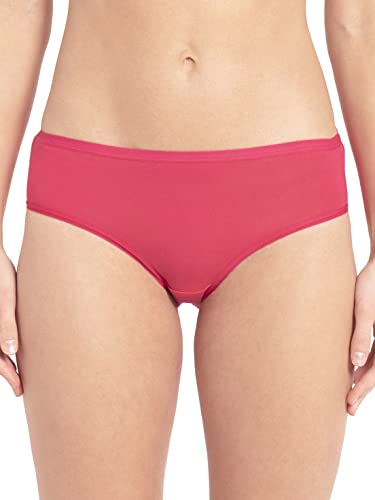 Image of Jockey 1807 Women's High Coverage Micro Modal Elastane Stretch Mid Waist Hipster with Ultrasoft Exposed Waistband