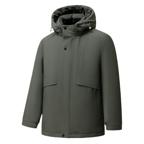 Doudoune homme chaud hiver doublure amovible contre le froid variable