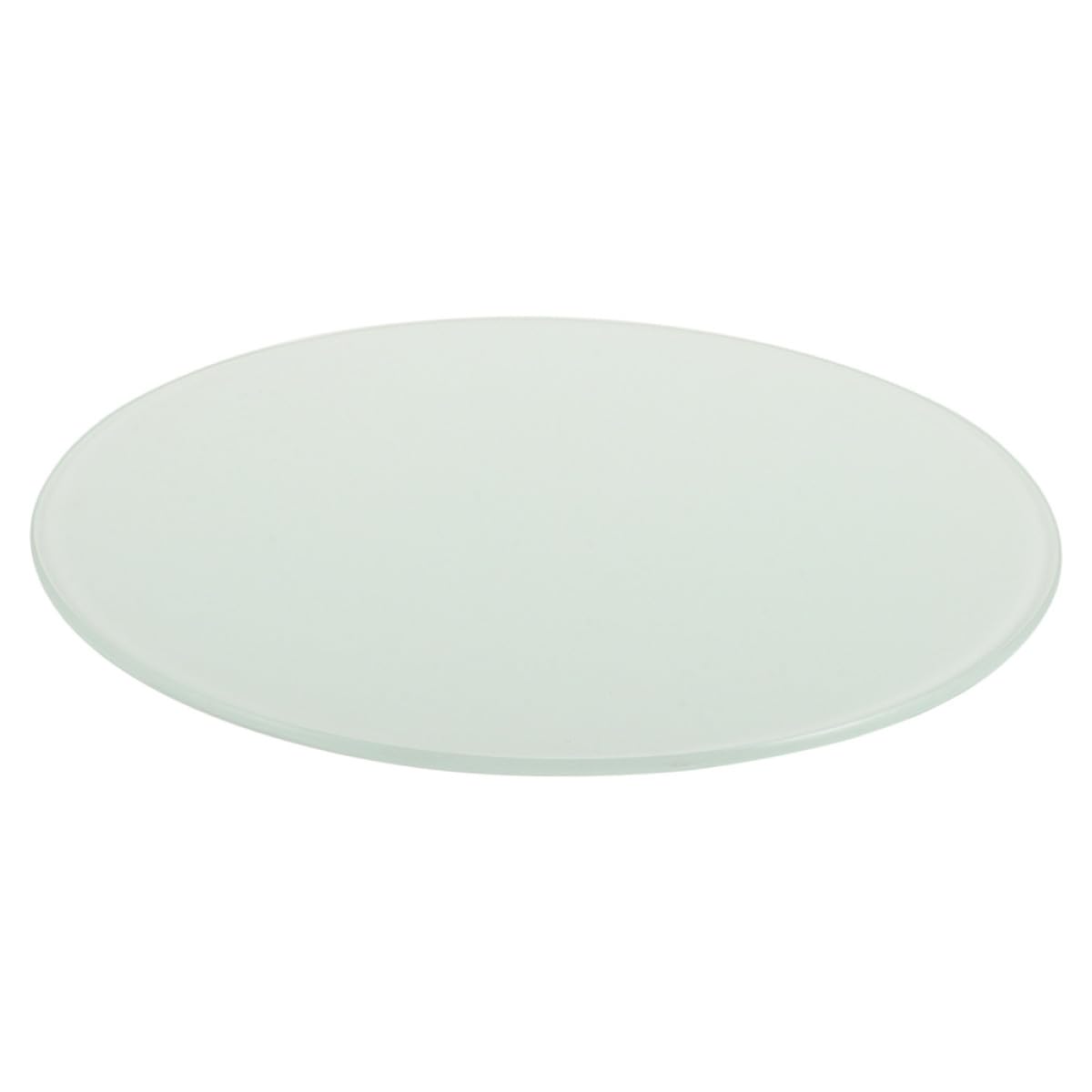 Toyvian Planche à Découper Ronde en Verre Trempé 30 CM Revêtement Antidérapant Surface Lisse Facile à Nettoyer Planche Multifonction Cuisine Découpe Légumes et Préparation Aliments