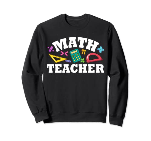 Funny School Gift Math Teacher Vintage Sudadera
