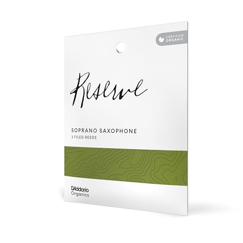 Anches saxophone soprano D'Addario 3+ emballage individuel pour constance idéale