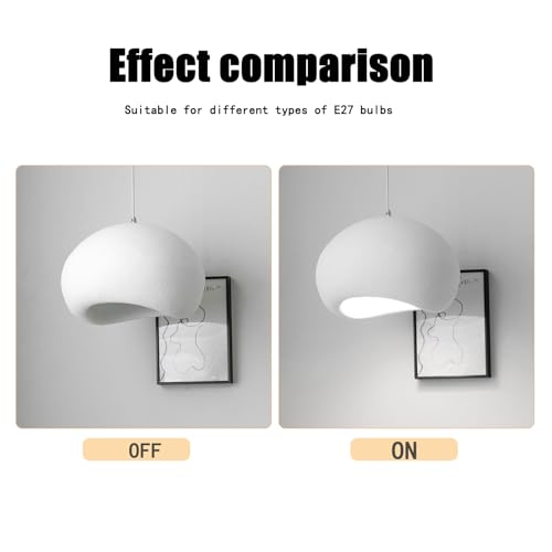 Éclairage de plafond réglable contre la lumière agressive : suspension créative E27 - 3