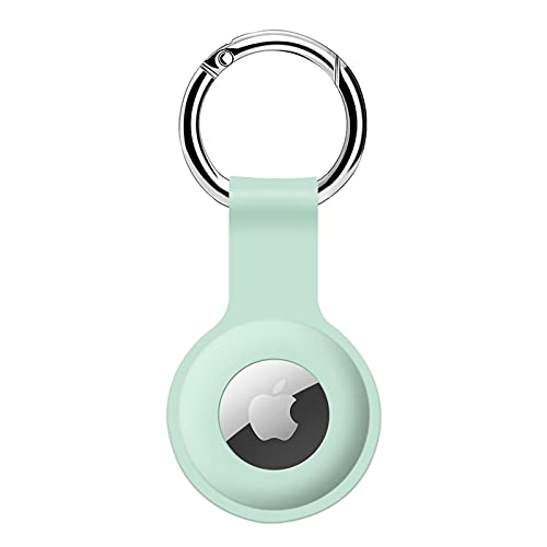 Silicone-Case-for-Apple-Air-TagAirTag-2-Holder-Keychain-Green Silicone Case for Apple Air Tag/AirTag 2 Holder Keychain, Green - Image 1