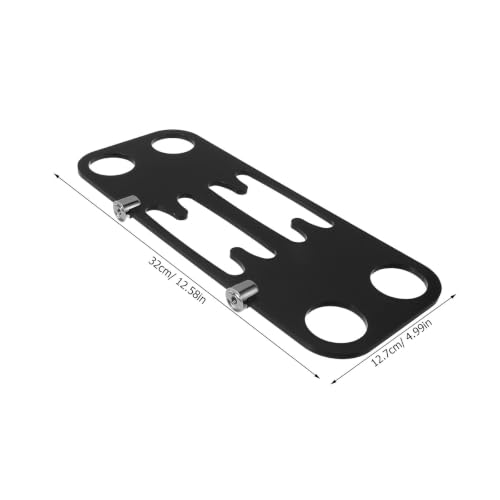 Soporte de bádminton compacto en acrílico transparente para optimizar espacio de pared 3