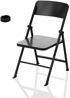 TIESOME Dolls Folding Chair, 1/6 Scale Mini Chair Dollhouse Folding Chair Toy Chair Dollhouse Miniature Chair Dollhouse Decoration Miniature Furniture for Kids Dollhouse Play Set
