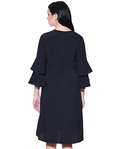 Image of Uptownie Lite Women's Crepe Skater Knee Length Dress