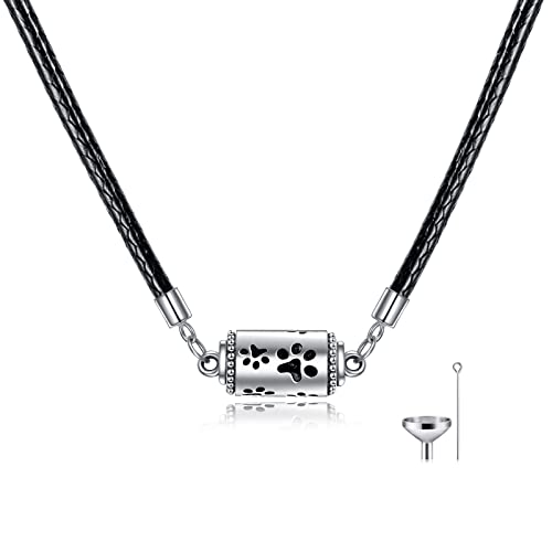 Herzförmige Urnen Halskette - Haustier Asche Anhänger Aus Metall