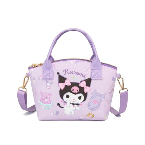 Roffatide Bonito malvado-Conejo Bolso de mensajero tote mini Bolso de hombro de cuero sintético de mano para mujeres estilo Lolita