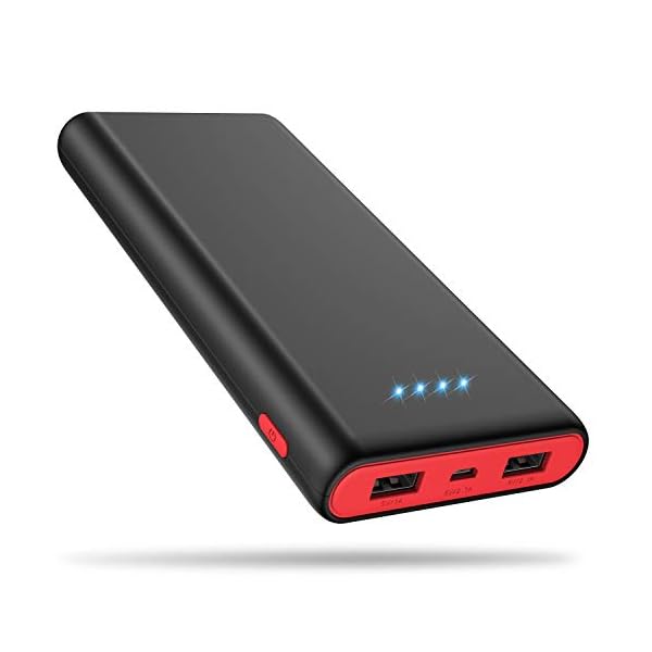 Portable Charger Power Bank 25800mAh, Ultra-High Capacity Fast Phone Charging with Newest Intelligent Controlling IC, 2 USB Port External Cell Phone Battery Pack Compatible with iPhone,Android etc