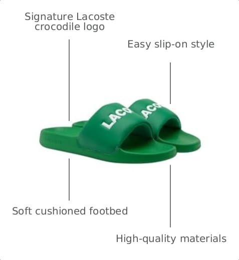 Image of Lacoste Men's Serve Slide 1.0 Sandals