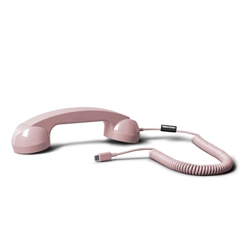 Native Union Pop Phone – ネイティブユニオンマイク&スピーカー付きレトロ電話受話器、USB-C対応(iPhone...