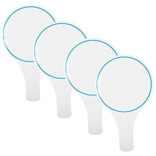 Set 4 pizarras blancas portátiles para votación color azul