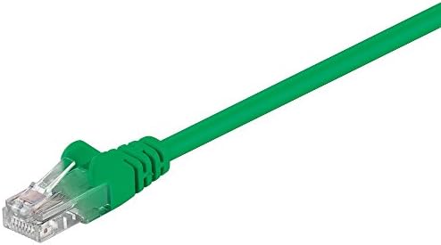 Goobay 68343 CAT 5e Verbindungskabel, U/UTP, grün, 1 m Kabellänge