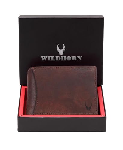 WildHorn Leather Men's Wallet (WH1173), CRACKLE, Classic2