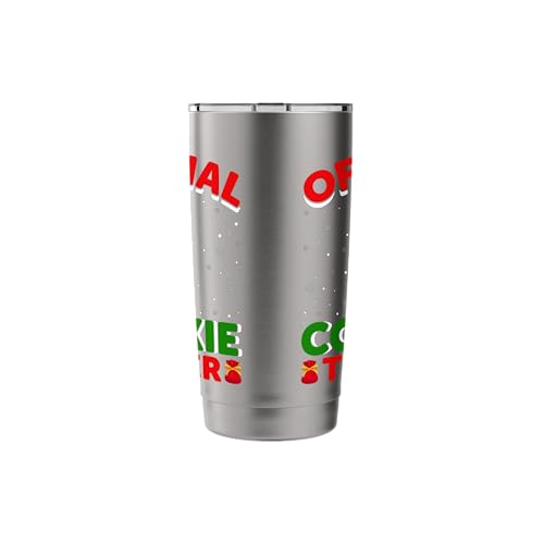 Official Cookie Tester Funny Christmas Family Matching Stainless Steel Insulated Tumbler