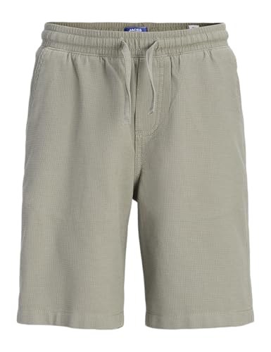 Jack & Jones Jpstjaiden Waffle Resort Short JNR, Vétiver, 14 Ans Hommes