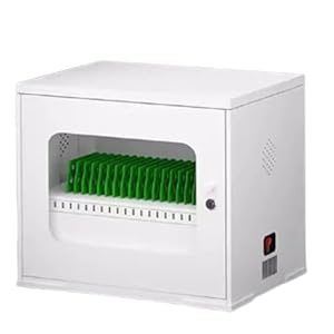 IYUESQ Estación de Carga para teléfono móvil/Tableta, estación de Carga USB, protección de Carga múltiple, Ranuras de partición separadas, Adecuada para escuelas, Iglesias, aeropuertos, 2